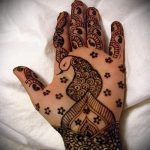 мехенди на руке птицы - фото временной тату хной 3405 tatufoto.ru