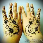 мехенди на руке ребенку - фото временной тату хной 6412 tatufoto.ru