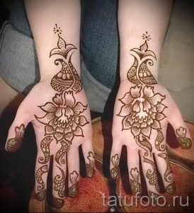 мехенди на руке фото для девочек - фото временной тату хной 2425 tatufoto.ru