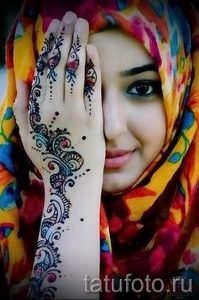 мехенди на руке фото для девочек - фото временной тату хной 5428 tatufoto.ru