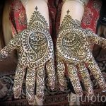 рисунки мехенди на руке - фото временной тату хной 11471 tatufoto.ru