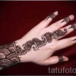 рисунки мехенди на руке - фото временной тату хной 1461 tatufoto.ru