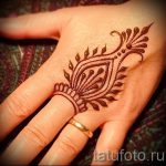 рисунки мехенди на руке - фото временной тату хной 3463 tatufoto.ru