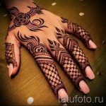 рисунки мехенди на руке - фото временной тату хной 9469 tatufoto.ru