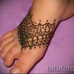 рисунки хной на ноге легкие - варианты временной тату хной от 05082016 1250 tatufoto.ru