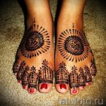 рисунки хной на ноге фото - варианты временной тату хной от 05082016 4259 tatufoto.ru