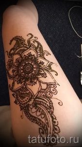 рисунок хной на ноге фото узоры - варианты временной тату хной от 05082016 6269 tatufoto.ru