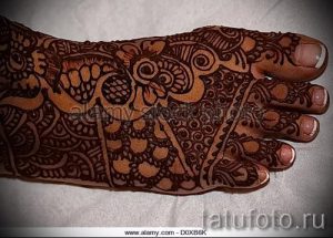 роспись хной на ноге - варианты временной тату хной от 05082016 1273 tatufoto.ru