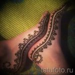 роспись хной на ноге - варианты временной тату хной от 05082016 2274 tatufoto.ru