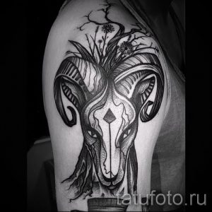 созвездие овна тату - фото готовой татуировки от 02082016 2062 tatufoto.ru
