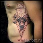 созвездие овна тату - фото готовой татуировки от 02082016 3063 tatufoto.ru