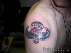 тату армейские вдв - фото пример татуировки 3106 tatufoto.ru