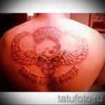 тату вдв купол парашюта - фото пример татуировки 14170 tatufoto.ru