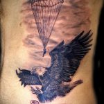тату вдв купол парашюта - фото пример татуировки 16172 tatufoto.ru