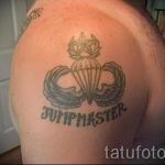 тату вдв купол парашюта - фото пример татуировки 7163 tatufoto.ru