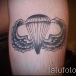 тату вдв купол парашюта - фото пример татуировки 9165 tatufoto.ru