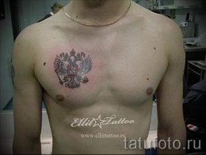 тату вдв на груди - фото пример татуировки 3182 tatufoto.ru