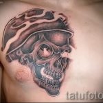 тату вдв на груди - фото пример татуировки 8187 tatufoto.ru