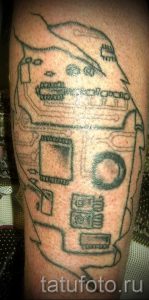 тату вдв на запястье - фото пример татуировки 1188 tatufoto.ru