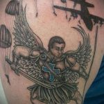 тату вдв на плече - фото пример татуировки 4196 tatufoto.ru