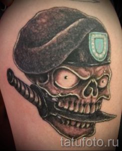 тату вдв на плече - фото пример татуировки 6198 tatufoto.ru