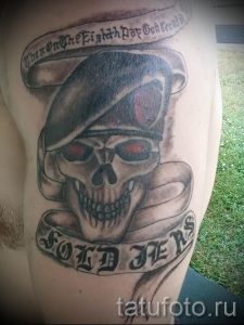 тату вдв на руке - фото пример татуировки 1199 tatufoto.ru