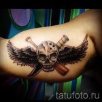 тату вдв на руке - фото пример татуировки 15213 tatufoto.ru