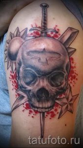 тату вдв на руке - фото пример татуировки 16214 tatufoto.ru