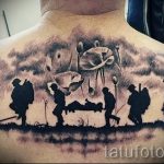 тату вдв на спине фото - фото пример татуировки 1216 tatufoto.ru