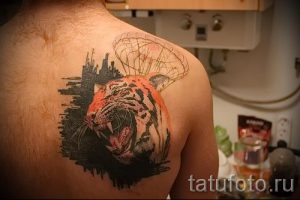 тату вдв на спине фото - фото пример татуировки 4218 tatufoto.ru