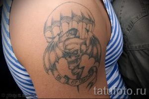 тату вдв разведка - фото пример татуировки 12240 tatufoto.ru