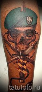 тату вдв спецназ - фото пример татуировки 10261 tatufoto.ru