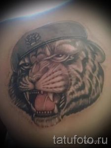 тату вдв тигр - фото пример татуировки 3272 tatufoto.ru
