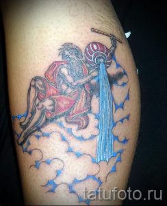 тату водолей - классное фото - пример готовой татуировки от 01082016 10090 tatufoto.ru