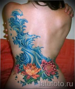 тату водолей - классное фото - пример готовой татуировки от 01082016 14094 tatufoto.ru