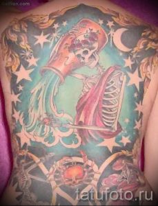 тату водолей - классное фото - пример готовой татуировки от 01082016 18098 tatufoto.ru