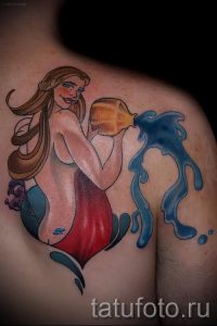 тату водолей - классное фото - пример готовой татуировки от 01082016 20100 tatufoto.ru