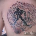 тату водолей - классное фото - пример готовой татуировки от 01082016 30107 tatufoto.ru