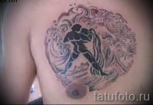 тату водолей - классное фото - пример готовой татуировки от 01082016 30107 tatufoto.ru
