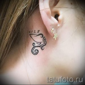 тату водолей - классное фото - пример готовой татуировки от 01082016 7087 tatufoto.ru