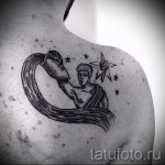 тату водолей - классное фото - пример готовой татуировки от 01082016 8088 tatufoto.ru