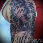 тату водолей на плече - фото - пример готовой татуировки от 01082016 3133 tatufoto.ru