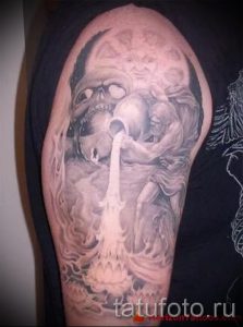 тату водолей на руке - фото - пример готовой татуировки от 01082016 4141 tatufoto.ru