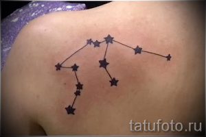 тату звезда водолея - фото - пример готовой татуировки от 01082016 1153 tatufoto.ru