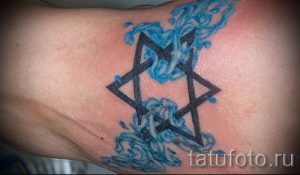 тату звезда водолея - фото - пример готовой татуировки от 01082016 2154 tatufoto.ru