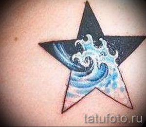 тату звезда водолея - фото - пример готовой татуировки от 01082016 3155 tatufoto.ru