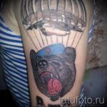 тату медведь вдв - фото пример татуировки 1298 tatufoto.ru