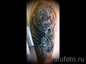 тату медведь вдв - фото пример татуировки 6303 tatufoto.ru