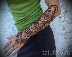 тату мехенди фото на руке - фото временной тату хной 1480 tatufoto.ru