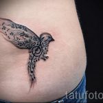 тату ноты и птицы - фото готовой татуировки от 02082016 1099 tatufoto.ru